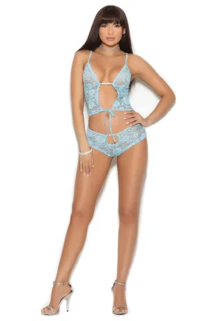 Baby blue cami #top & panty