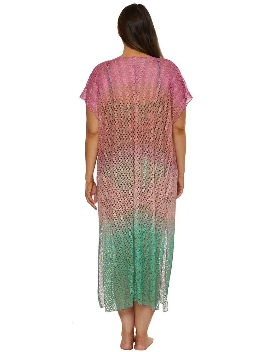 Becca Sunset Ombre Maxi Tunic Cover Up