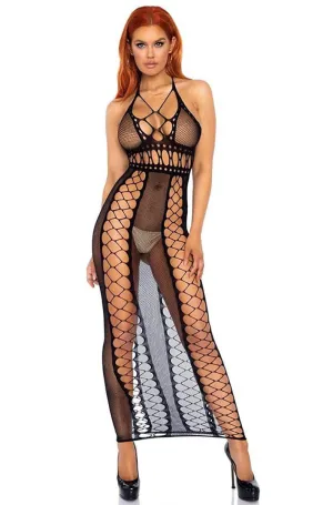 Black Fishnet Dress