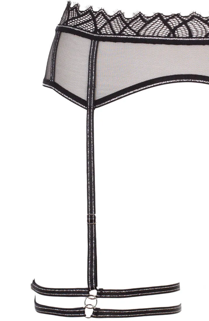 Black garter belt - Manhattan Harness Garter