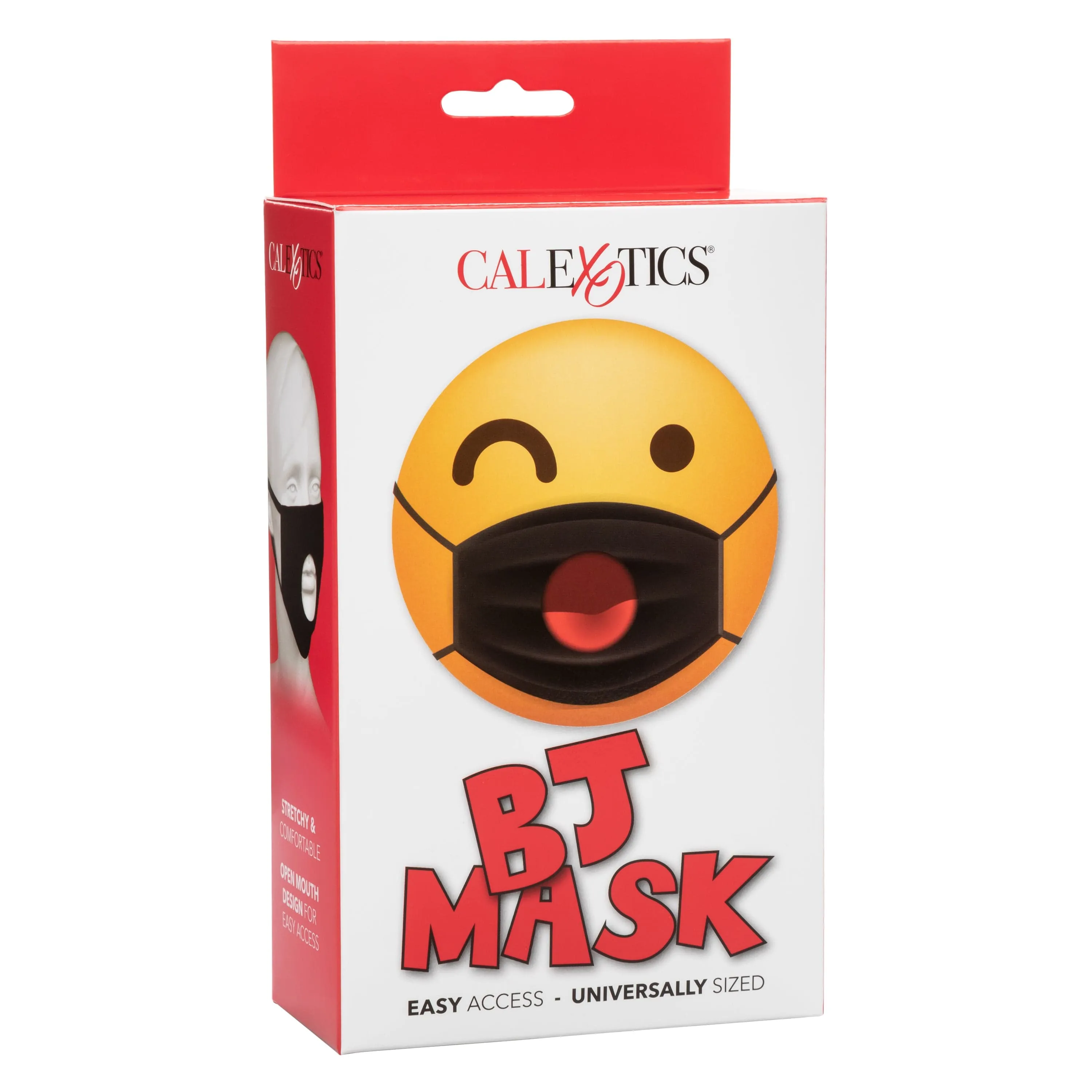 California Exotics - BJ Blowjob Mask Costume Accessory O/S (Black)