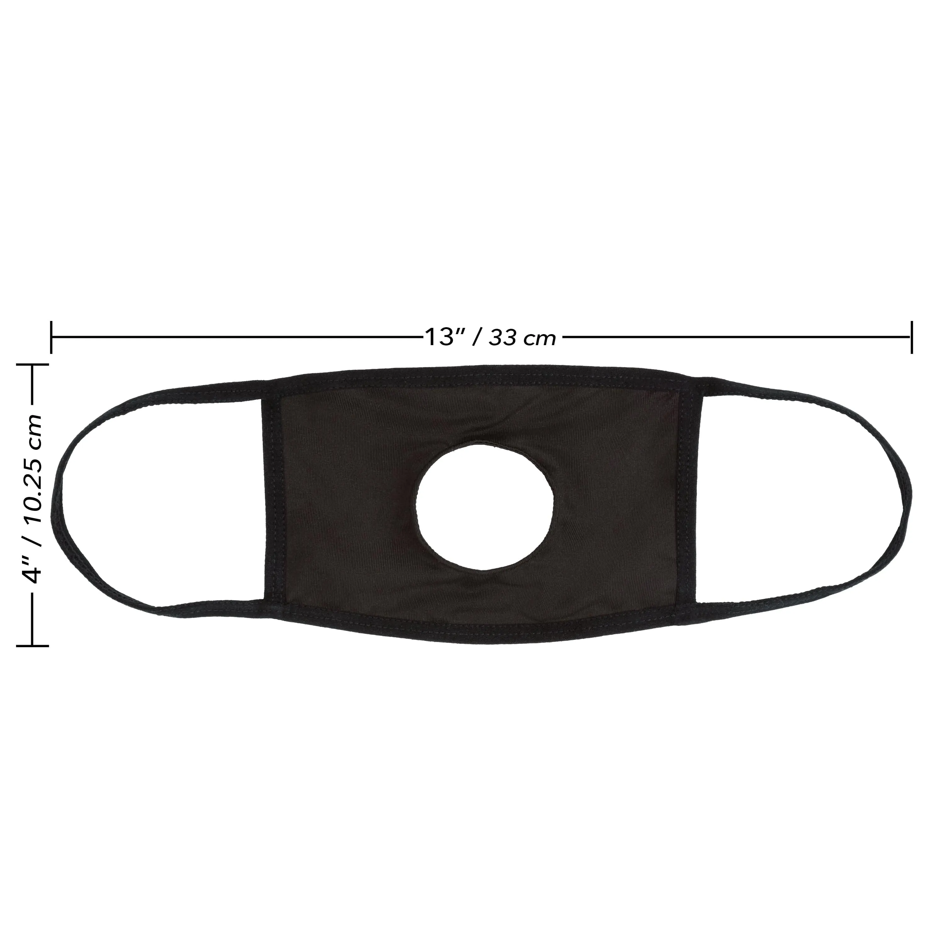 California Exotics - BJ Blowjob Mask Costume Accessory O/S (Black)