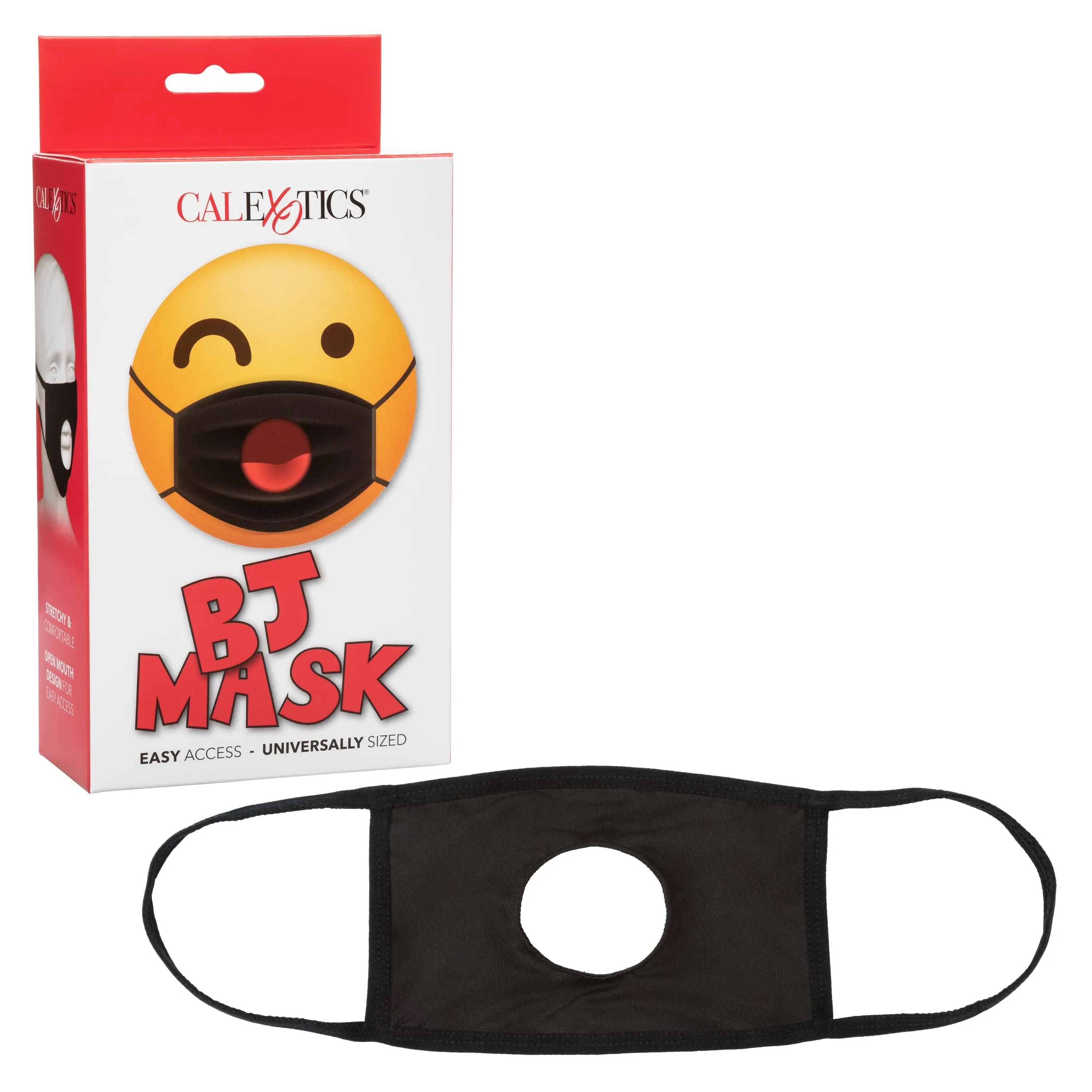 California Exotics - BJ Blowjob Mask Costume Accessory O/S (Black)