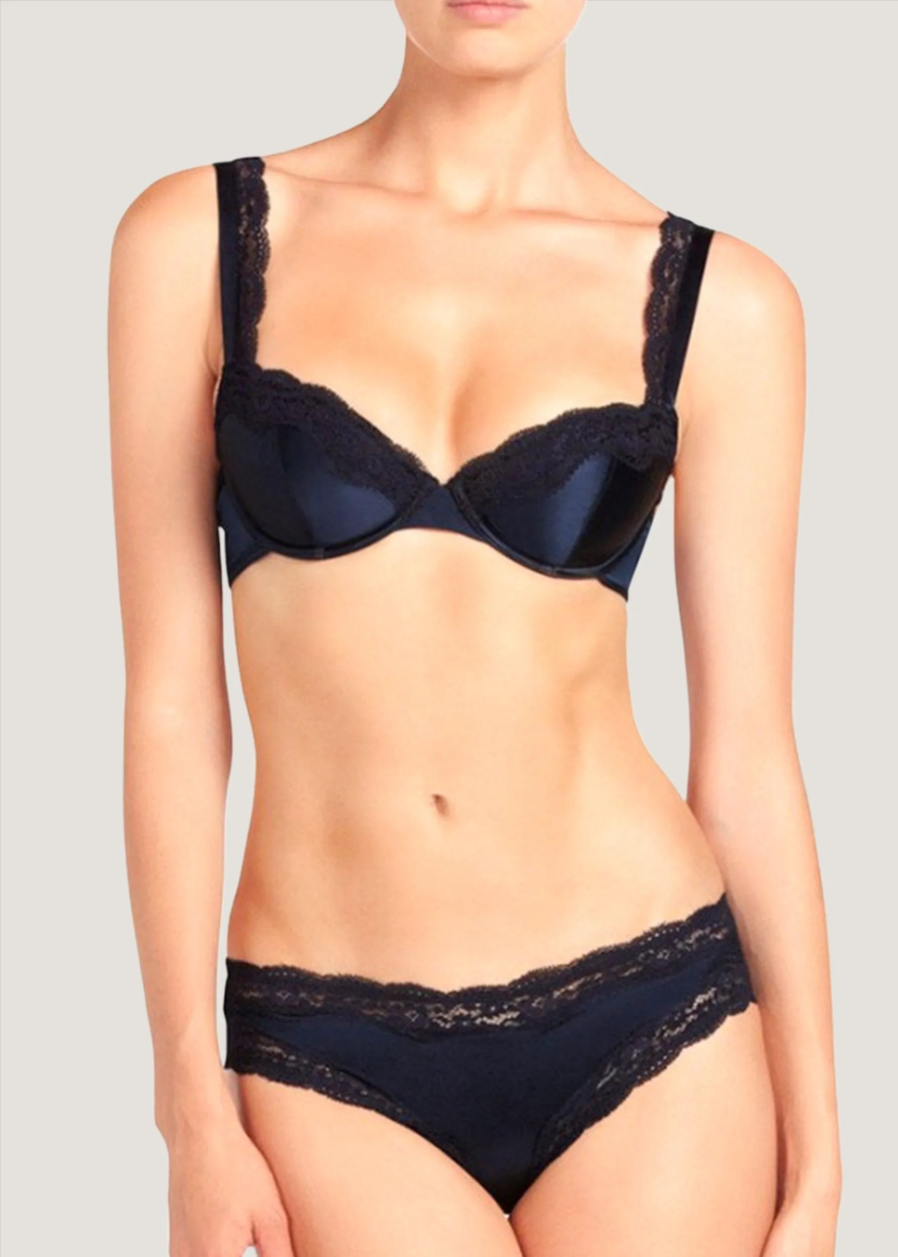 Clara Whispering Contour Balconette Bra (Dark Ink)