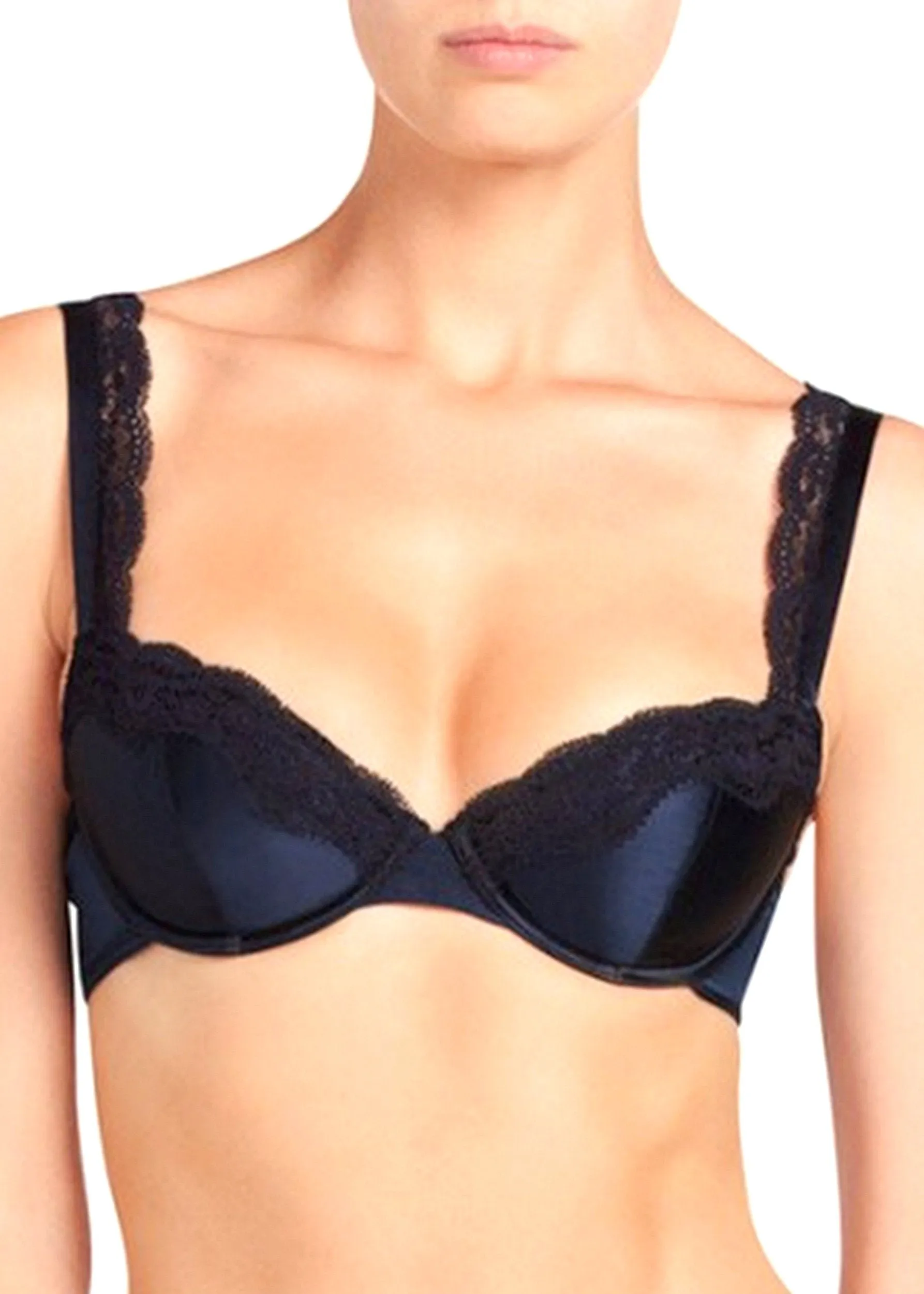 Clara Whispering Contour Balconette Bra (Dark Ink)