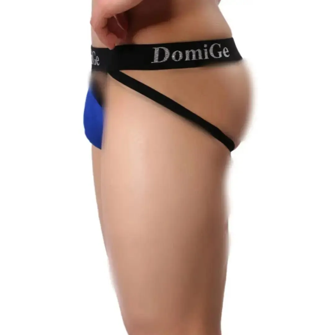DomiGe Men's Jock Strap 3D Shield W-Shape Male Underwear