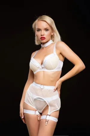 Five-piece lingerie set - EROTIC White