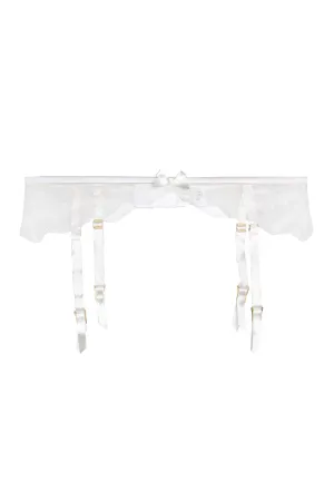Ivory Lace Suspender Belt
