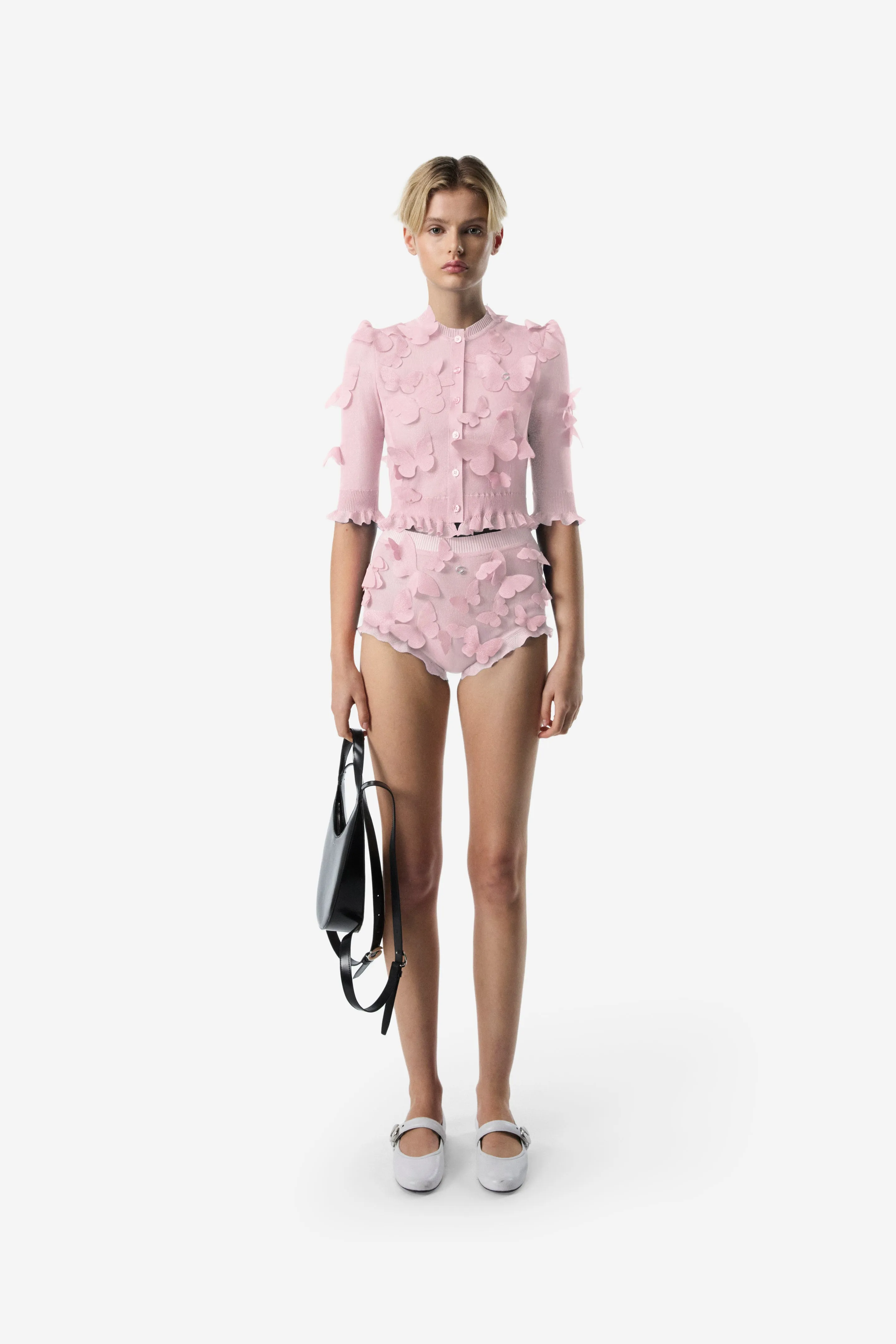 Knitted Butterfly Shorts