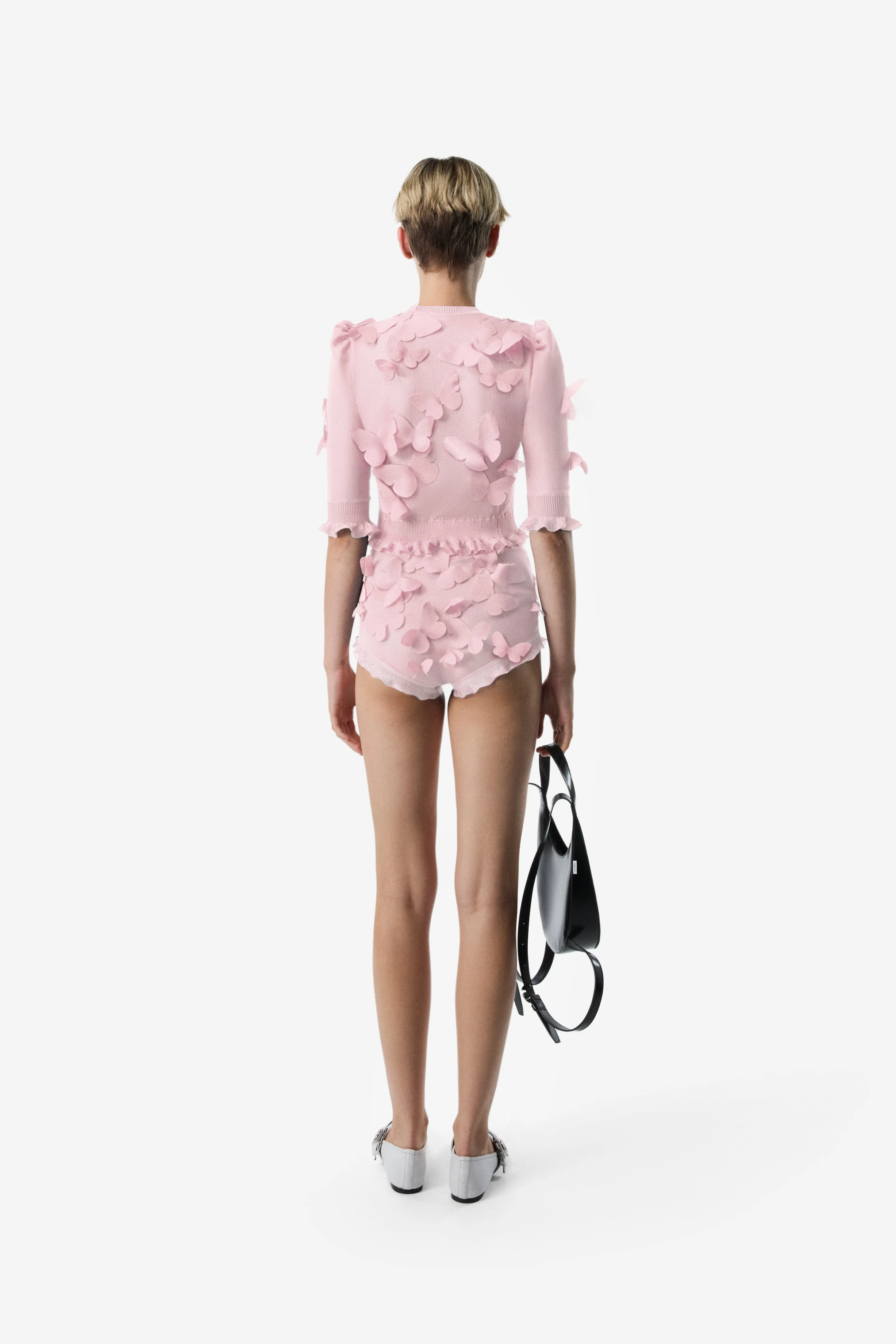 Knitted Butterfly Shorts