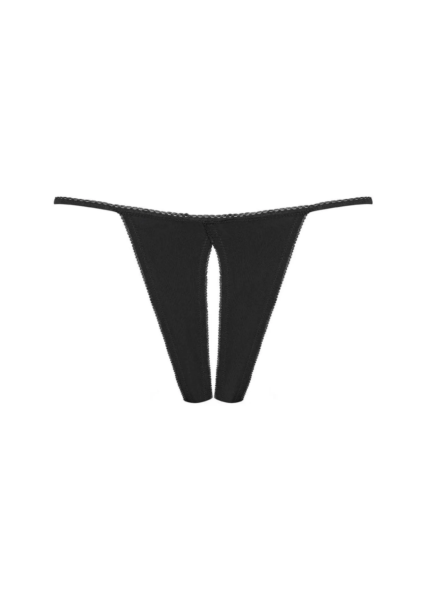 Le Petit Secret Openable Thong (Black)