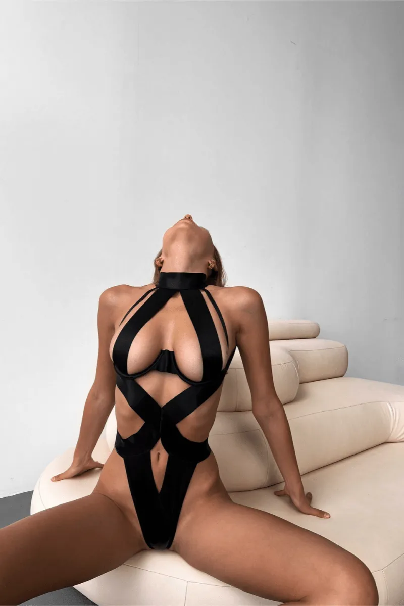 Lingerie body for women - TENTATION Black