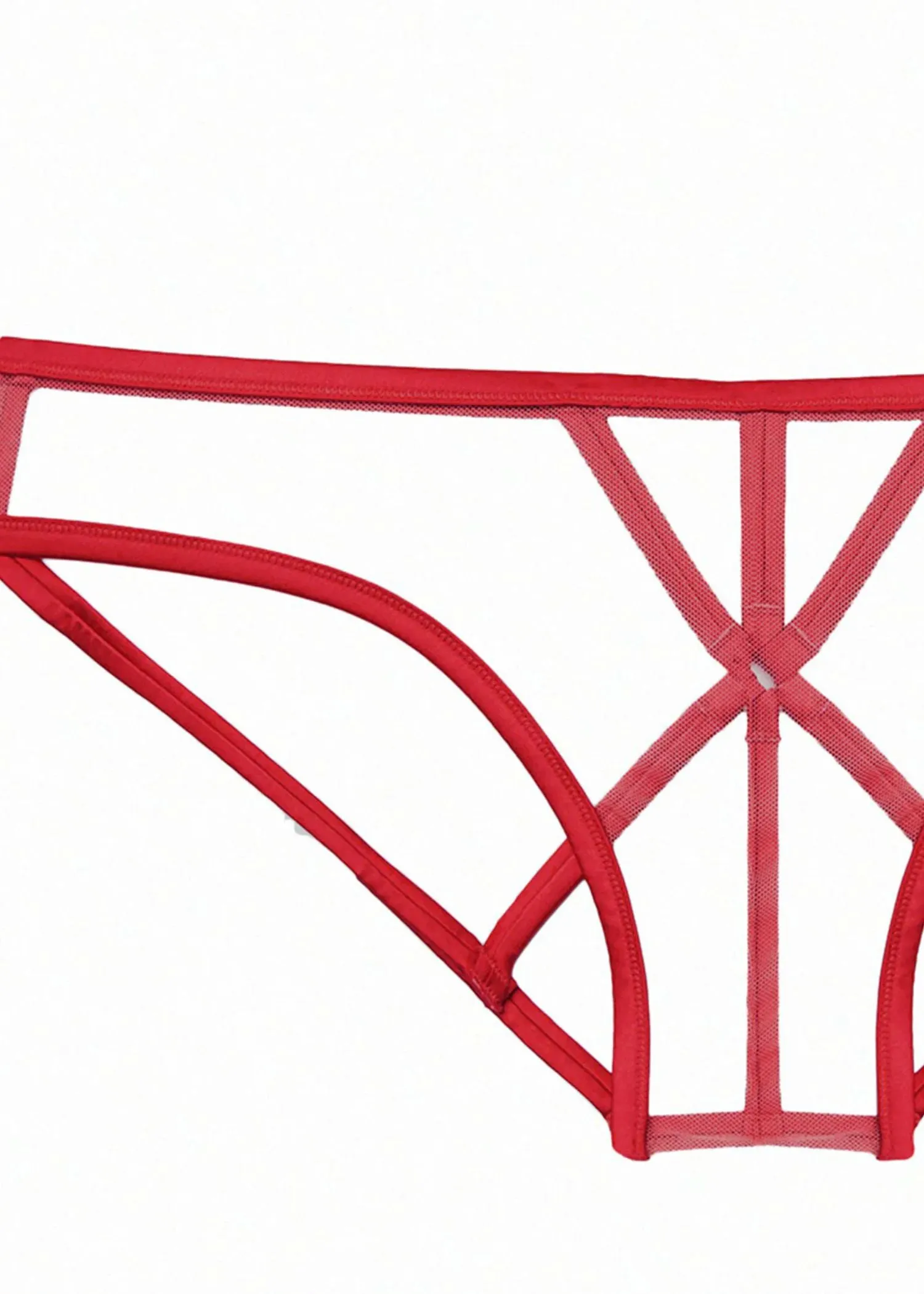 Luxe Strappy Bondage Panty (Rouge)