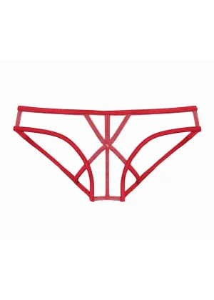 Luxe Strappy Bondage Panty (Rouge)