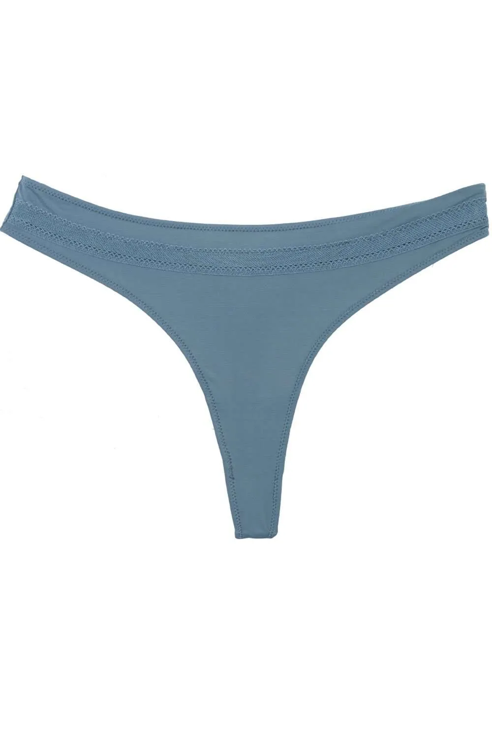 Nano Thong in Blue, Size XS (UK 6)