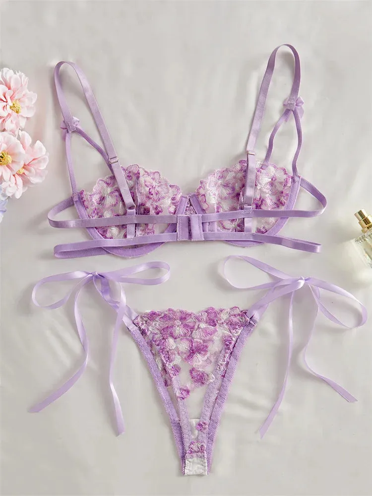 #PB Purple Lingerie Set