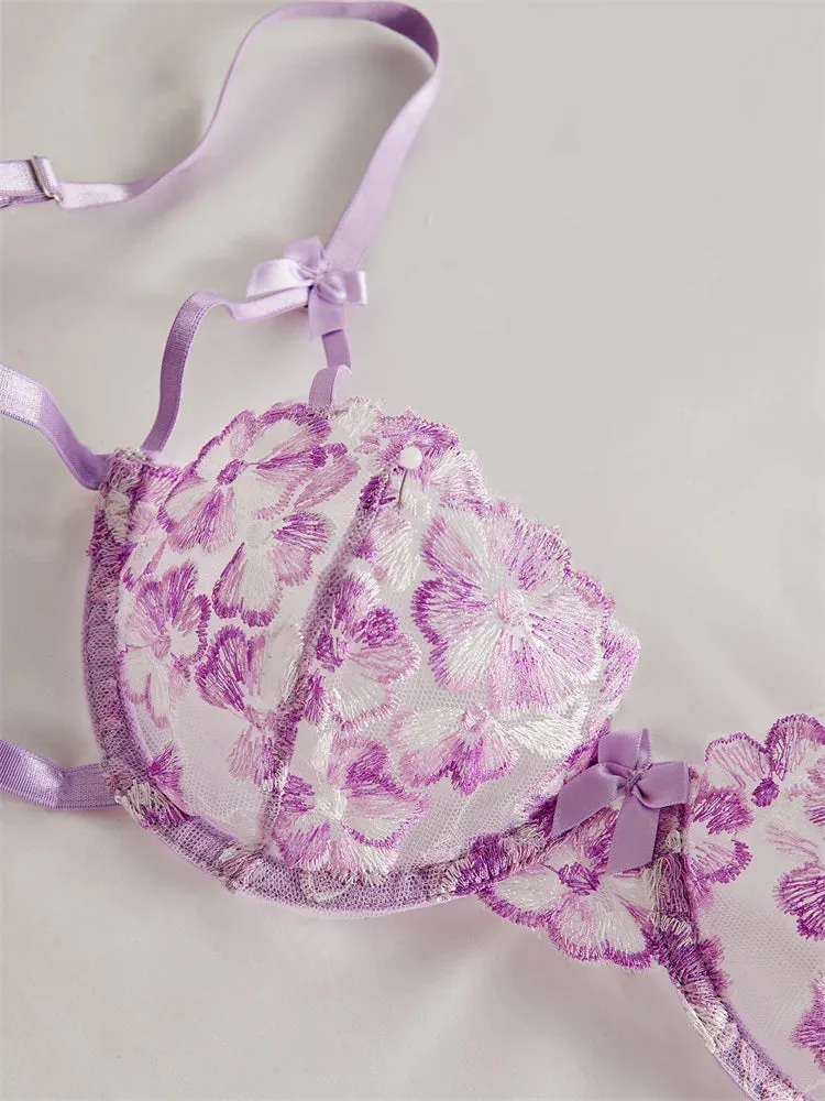 #PB Purple Lingerie Set