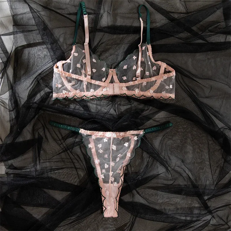 #PB Sensual Lingerie Transparent Set