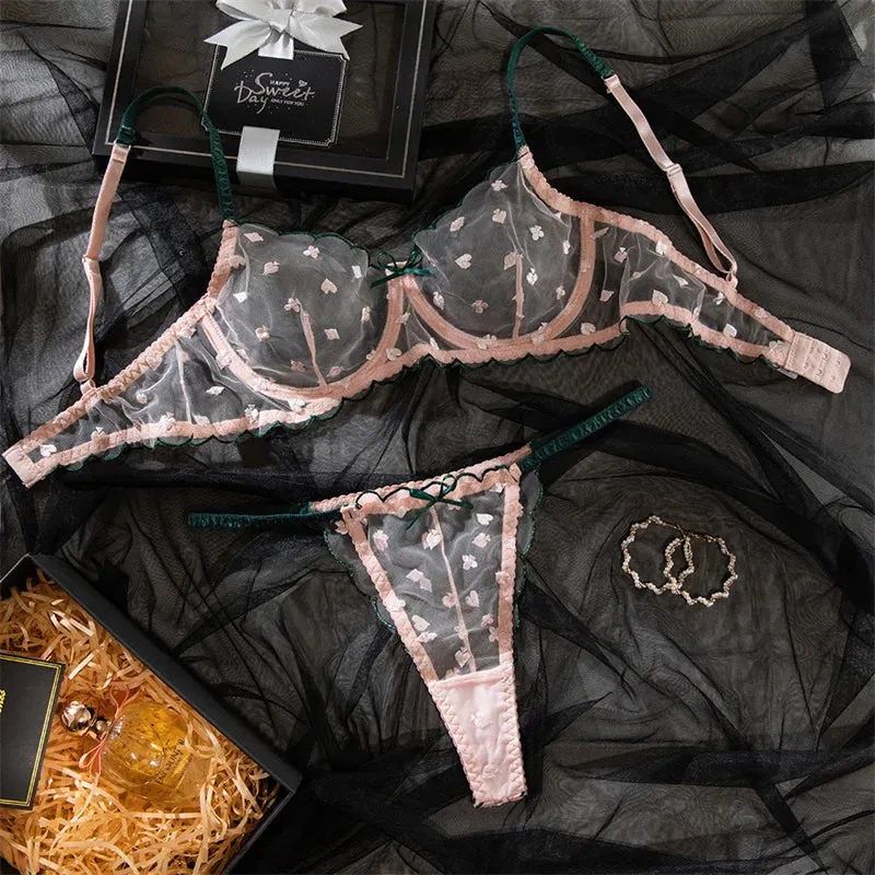 #PB Sensual Lingerie Transparent Set