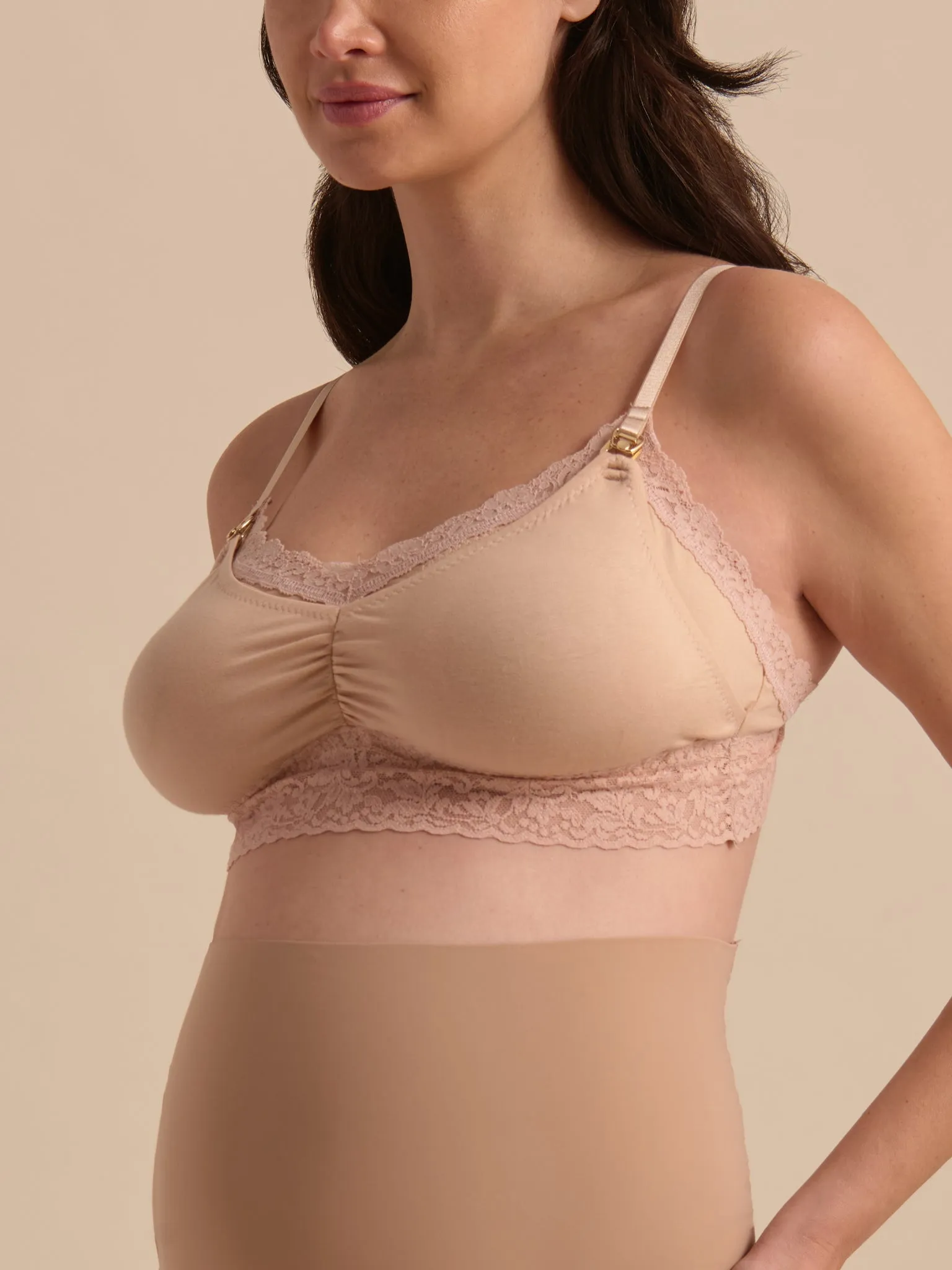 Supima Cotton® Nursing Bralette Chai