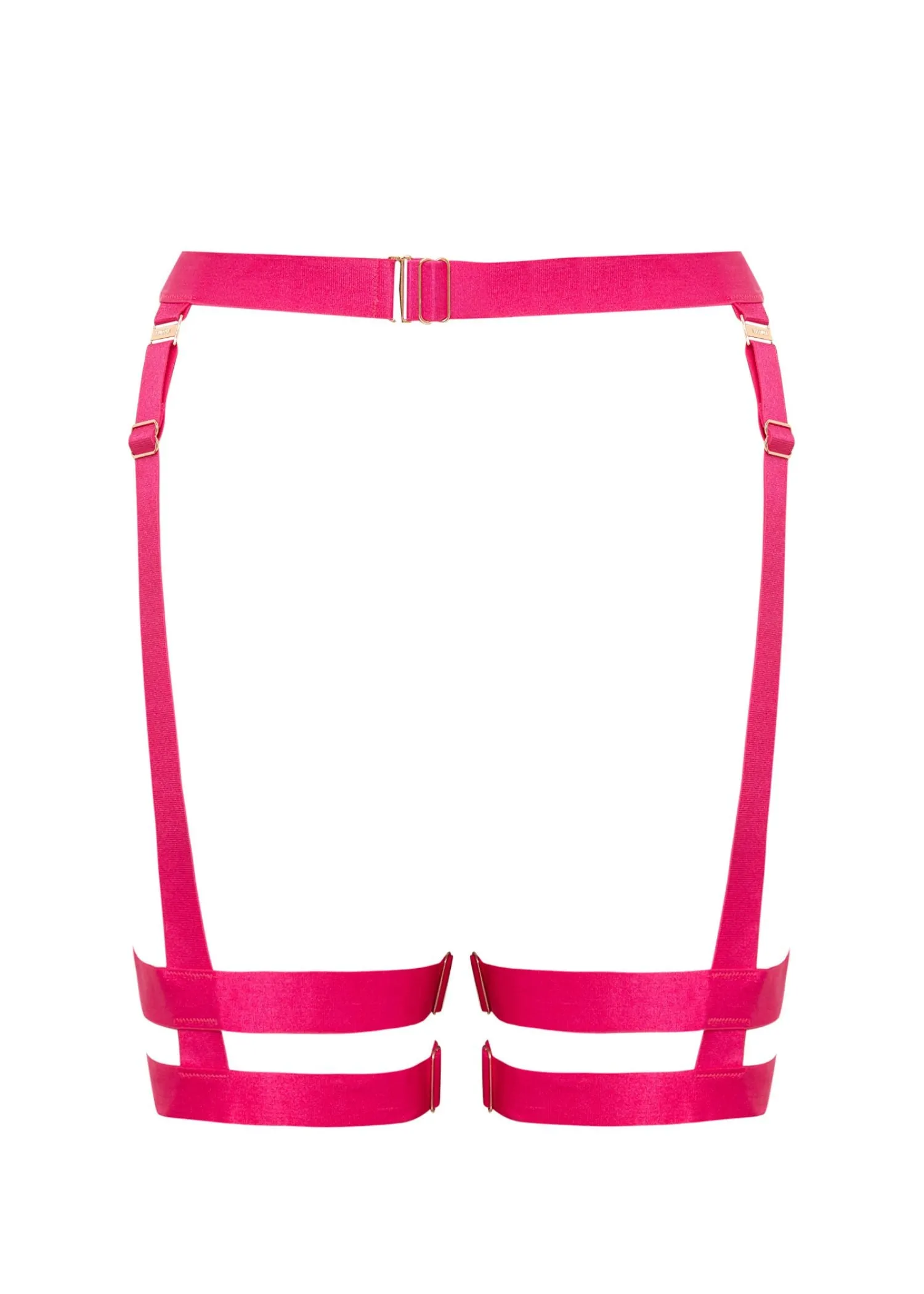 Trinity Thigh Harness (Fuchsia Pink)