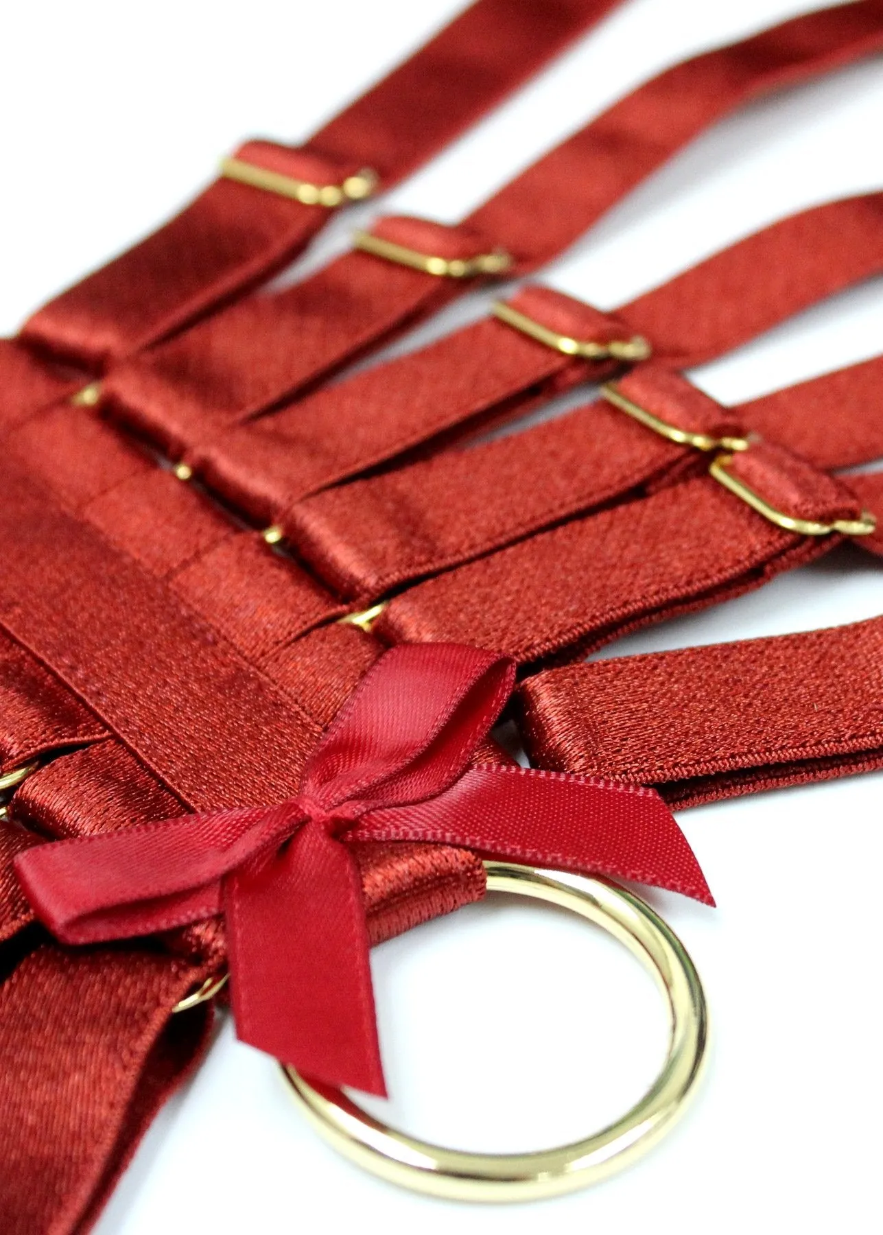 Webbed Suspender (Burnt Red)