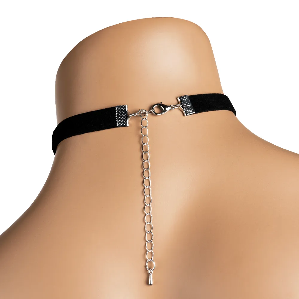 Western Fashion Sexy Diamante Letter Choker