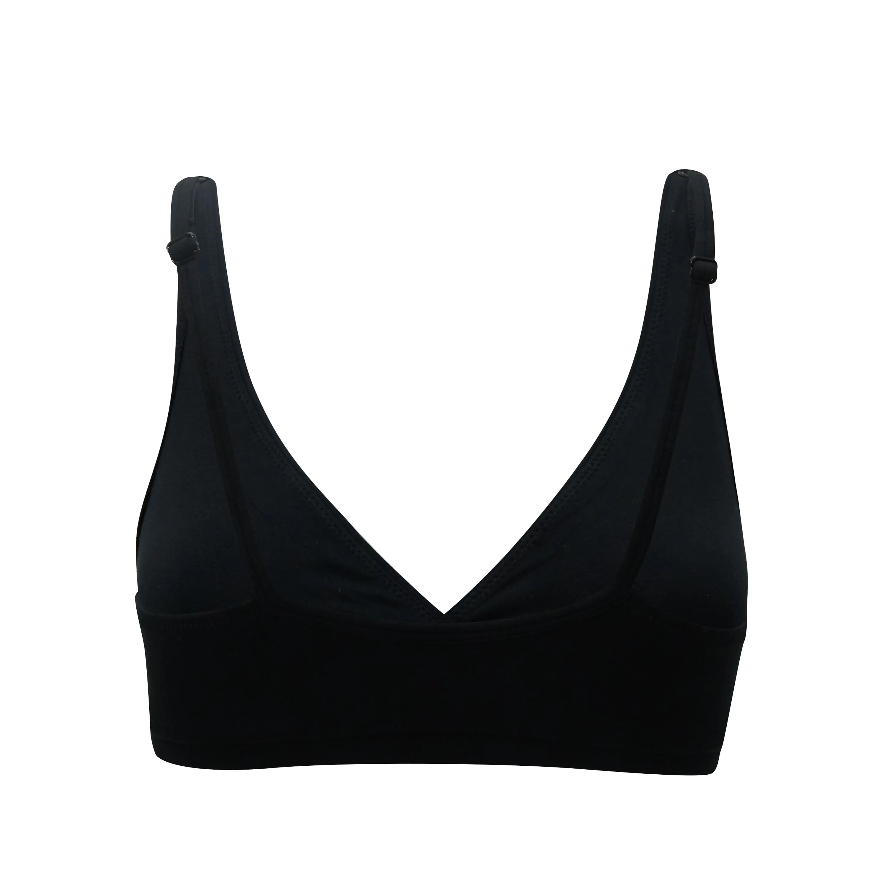 Women's Cross Front Bralette in Midnight